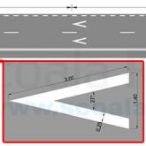 Marcaj de ghidare pentru păstrarea distanței…